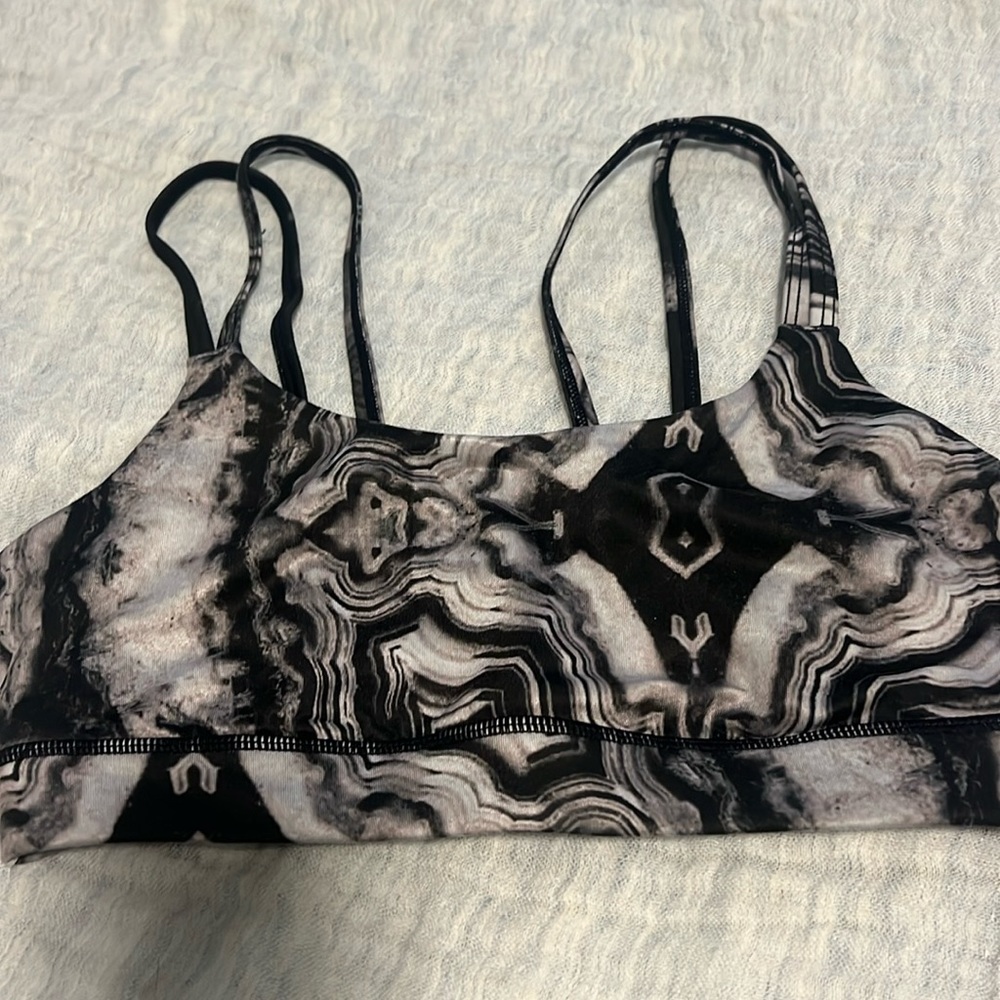 ALO Black Sports Bra Size Small